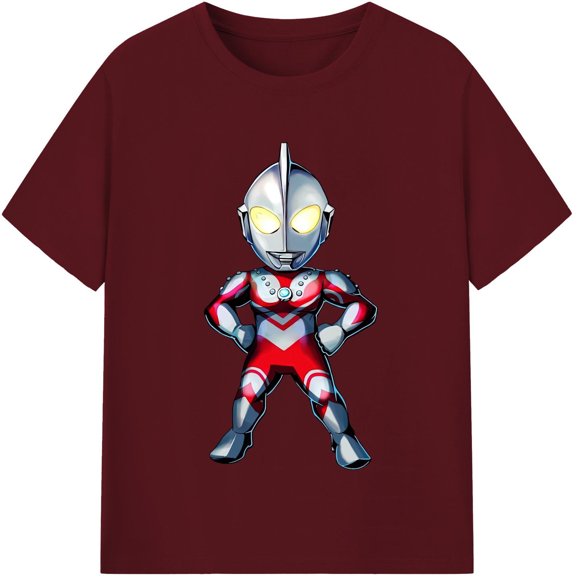 （画像用） ウルトラマン Ultraman 綿100％半袖Tシャツ（フロントプリント）